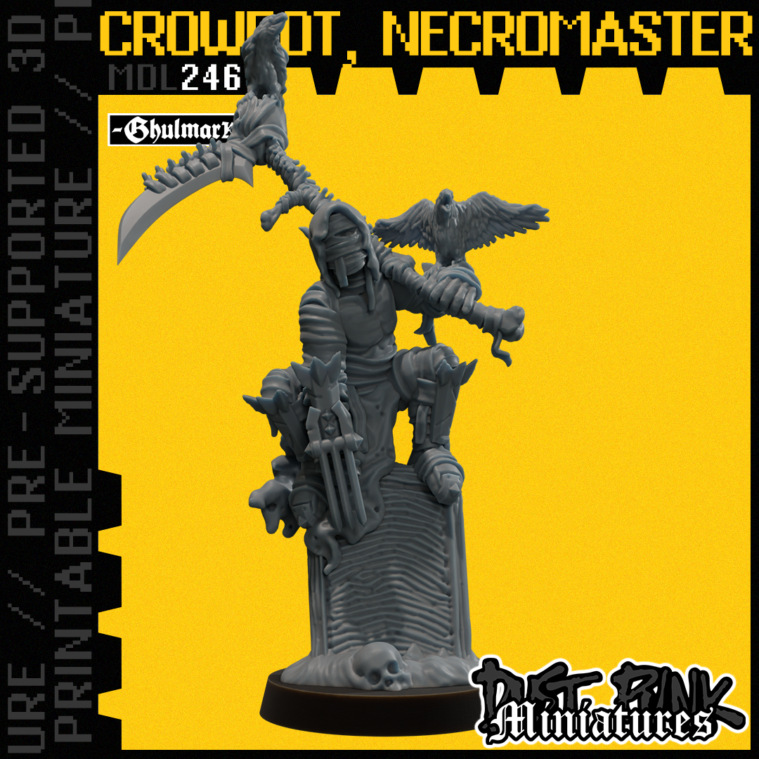 MDL246 CROWROT, NECROMASTER [PRE-SUPPORTED]